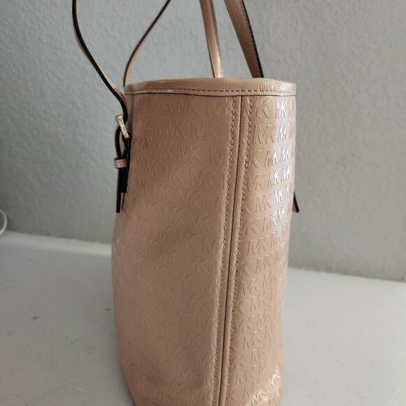 Nwot Michael Kors Jet Set Beige Tote Shoulder Bag Purse - Picture 7 of 15